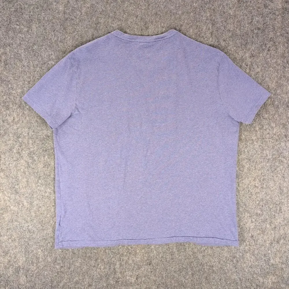 Polo Ralph Lauren Shirt Mens XL Purple Classic Fit Crewneck Pony Tee Cotton